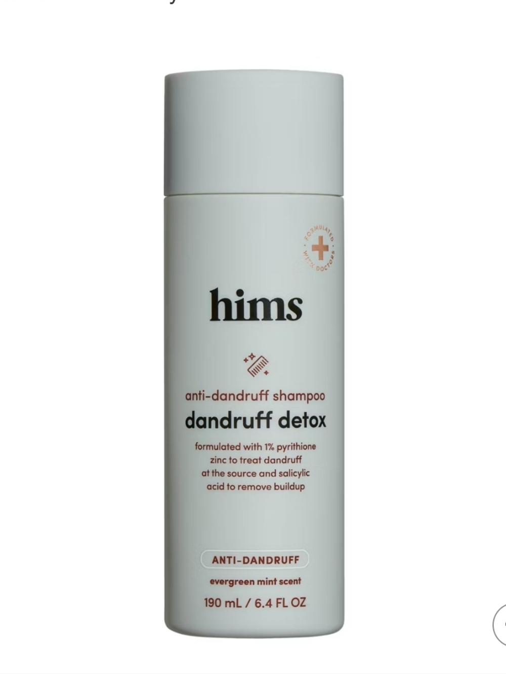 Hims Anti Dandruff Detox Shampoo- 6.4oz W Mint For All Hair Types New